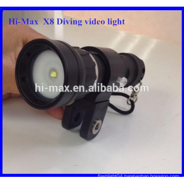 High Brightness 5200lumens Scuba Video Lamps , Scuba Diving Video Light